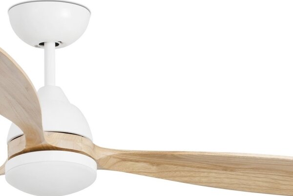FARO 33524 - LED Stropní ventilátor POROS LED/15W/230V bílá/hnědá