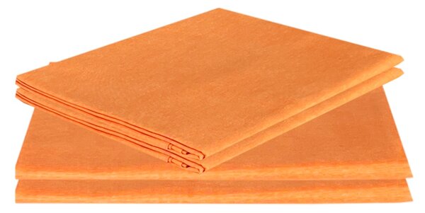 Bavlněné prostěradlo 140x240 cm - Oranžová