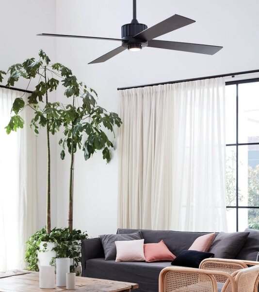 Lucci air 213170 - LED Stropní ventilátor NEWPORT wenge/hnědá + dálkové ovládání