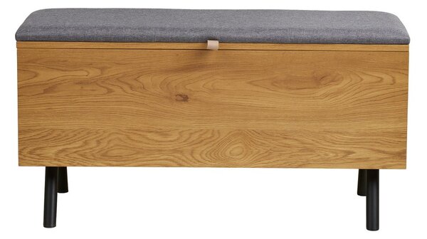 Truhla v dekoru dubu v přírodní barvě 92x48x33 cm Barco – House Nordic