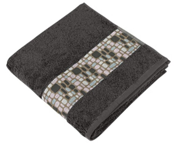 Froté ručník a osuška Kameny - Osuška 70x140 cm šedá