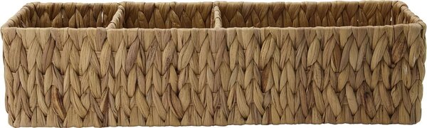 House Doctor 262240202 Úložný koš Store Natural s přihrádkami 12 x 40 cm