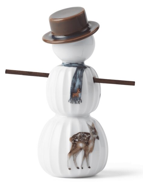 Kähler Design Keramická dekorace Sněhulák Hammershøi Christmas - Man KD520