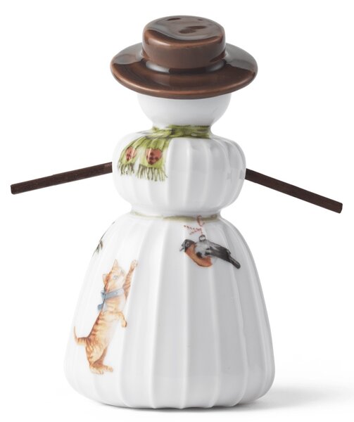 Kähler Design Keramická dekorace Sněhulák Hammershøi Christmas - Wife KD522