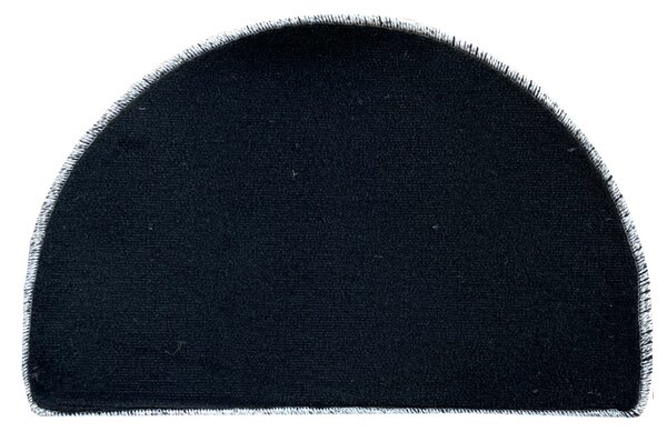 Dveřní rohožka půlkruhová 40x60 cm - Černá