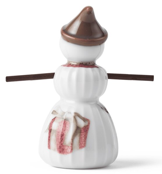 Kähler Design Keramická dekorace Sněhulák Hammershøi Christmas - Girl KD523