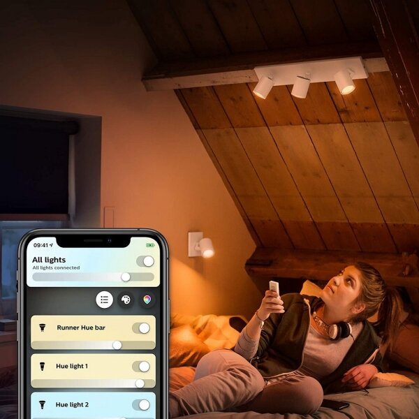 Philips - LED Stmívatelné bodové svítidlo Hue RUNNER 3xGU10/4,2W/230V + DO bílá