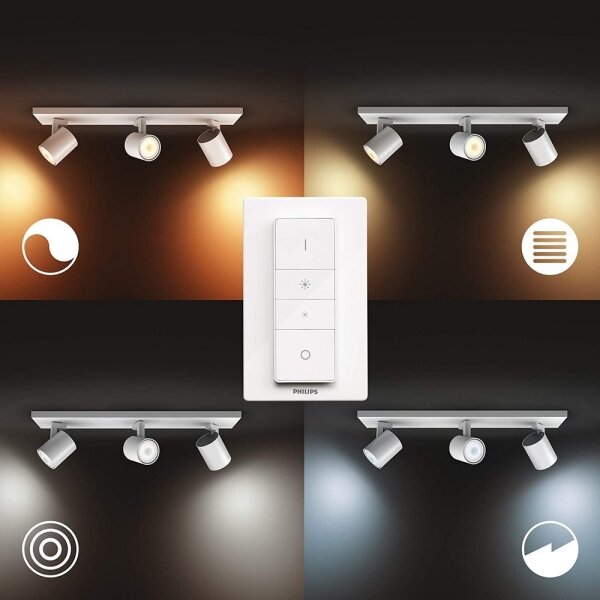 Philips - LED Stmívatelné bodové svítidlo Hue RUNNER 3xGU10/4,2W/230V + DO bílá