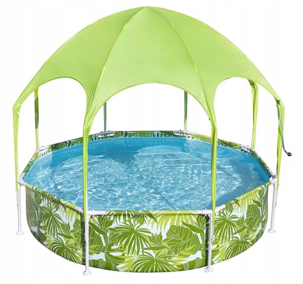 Bazén rámový bazén se stříškou 244 x 51 cm Bestway 56432