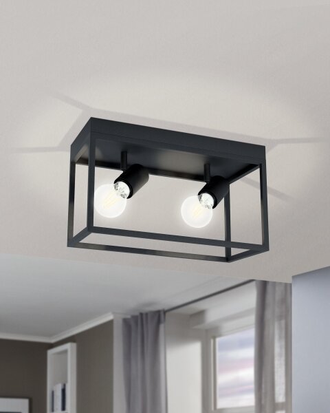 Eglo 98332 - Stropní svítidlo SILENTINA 2xE27/40W/230V