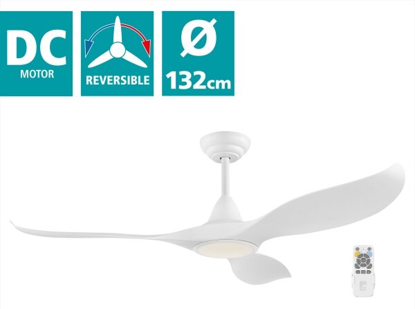 Eglo 35006 - LED Stropní ventilátor CIRALI LED/15W/230V + DO