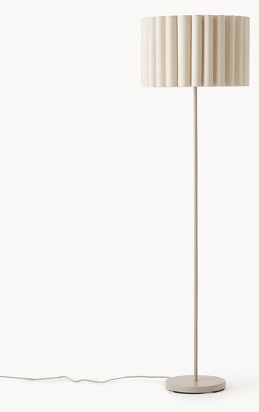 Stojací lampa ze lnu Lucina