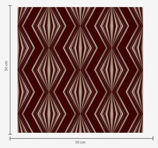 Tapety Diamantový geometrický vzor na vínově hnědém pozadí, Tapety abstraktní, a00925v1 : uwalls.cz
