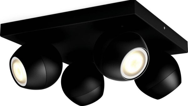 Philips 50474/30/P6 - LED Stmívatelné bodové svítidlo Hue BUCKRAM 4xGU10/5W/230V