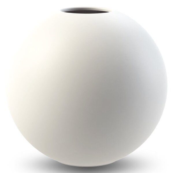 COOEE Design Váza Ball White - 20 cm CED108