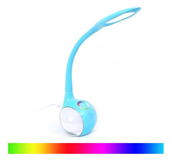 LED RGB Stmívatelná stolní lampa LED/7W/230V modrá