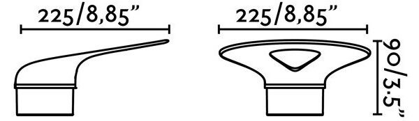 FARO 71223 - LED Venkovní nástěnné svítidlo LOTUS LED/18W/230V IP65