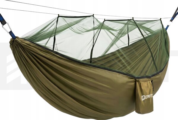 Závěsná síť bez tyče Epifit zelená 200 kg 330 x 140