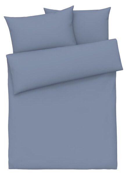 Livarno Home Mako saténové ložní povlečení, 200 x 220 cm, 70 x 90 cm (modrá) (100340694003)