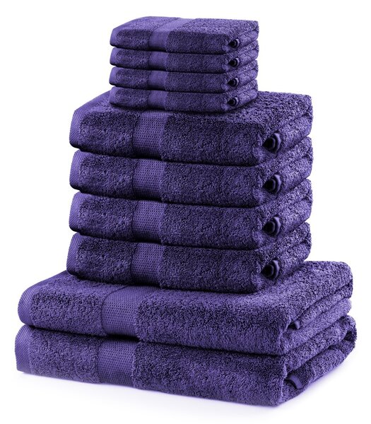 Set ručníků DecoKing Kunis tmavě modré