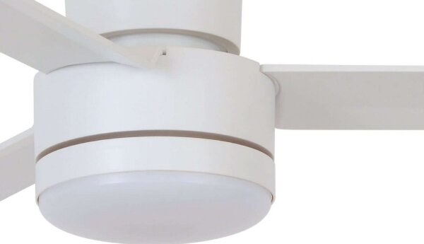 BAYSIDE 213036 - LED Stropní ventilátor LAGOON GX53/17W/230V bílá + DO
