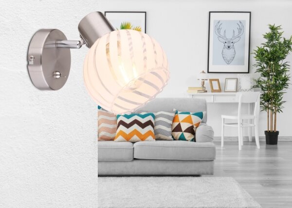 Globo 54025-1 - Nástěnné bodové svítidlo WILLY 1xE27/40W/230V