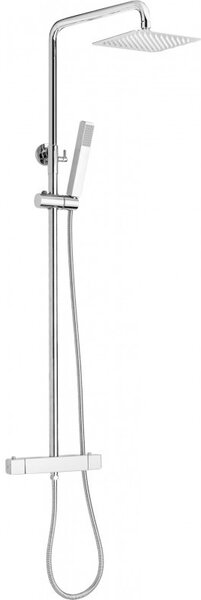 Chromový sprchový set DEANTE BEGONIA 124x41,3 cm