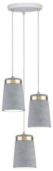 Paulmann 79627 - Lustr na lanku NORELL 3xE27/20W/230V beton