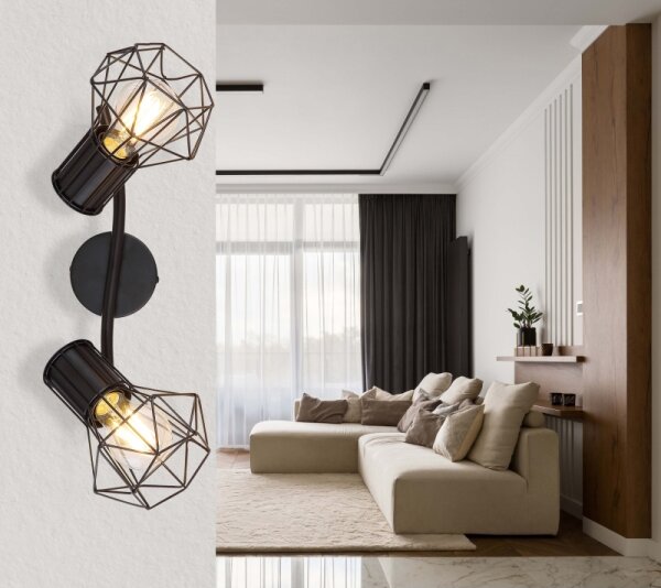 Globo 54017-2 - Bodové svítidlo PRISKA 2xE27/40W/230V