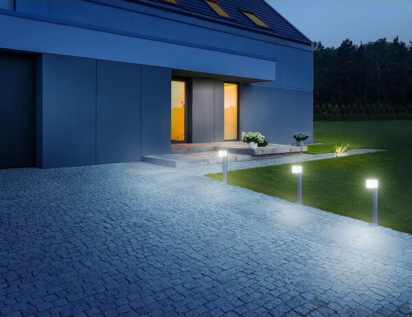 Steinel 055486 - LED Venkovní lampa se senzorem CUBO LED/9,5W/230V IP44