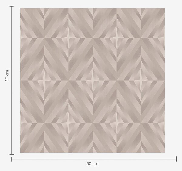 Tapety Geometrické čtverce se šipkami v teplých béžových tónech, Tapety abstraktní, a00982 : uwalls.cz