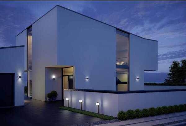 Steinel 055486 - LED Venkovní lampa se senzorem CUBO LED/9,5W/230V IP44