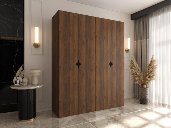 Šatní skříň Pifrezt 180 cm, Barva: ořech warmia 5903211528279