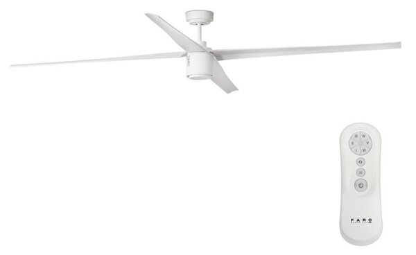 FARO 33494 - LED Stmívatelný stropní ventilátor ATTOS LED/20W/230V bílá