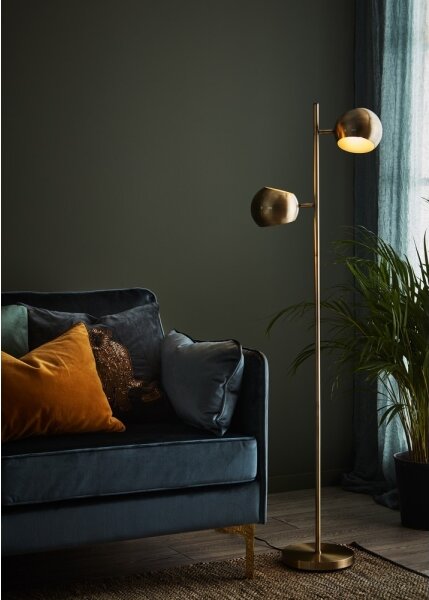 Markslöjd 107742 - Stojací lampa EDGAR 2xE14/40W/230V