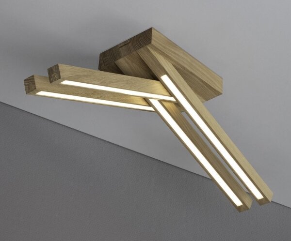 Spot-Light 2246474 - LED Přisazený lustr LINUS 4xLED/4,5W/230V matný dub