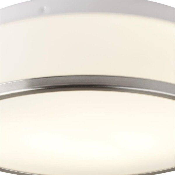 Searchlight 7039-28SS - Koupelnové stropní svítidlo DISC 2xE27/60W/230V IP44
