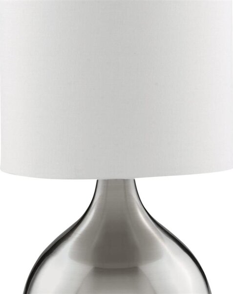 Searchlight EU3923SS - Stolní lampa TOUCH 1xE14/40W/230V