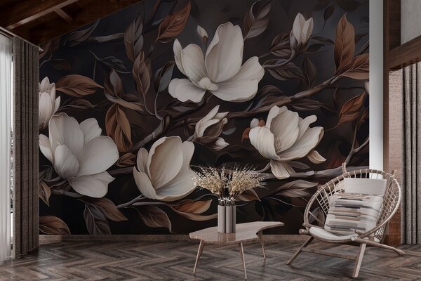 Fototapety Elegantní větev stromu, Fototapety květiny, w04950 : uwalls.cz