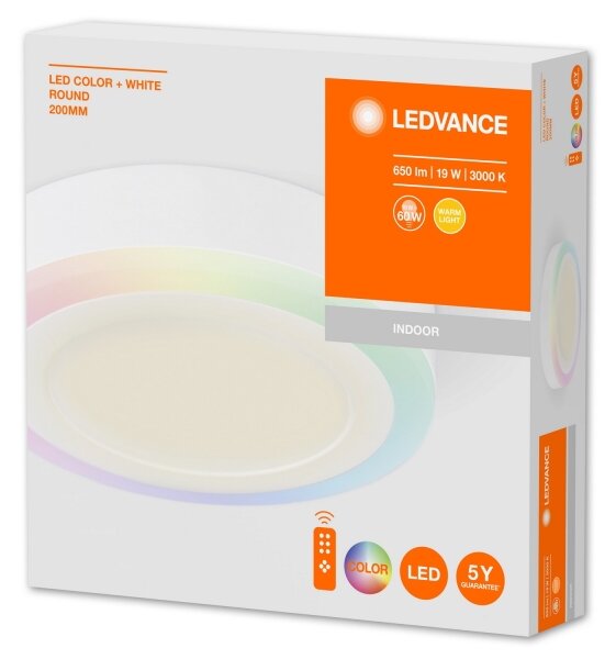 Ledvance - LED RGB Stmívatelné stropní svítidlo LED/19W/230V + DO