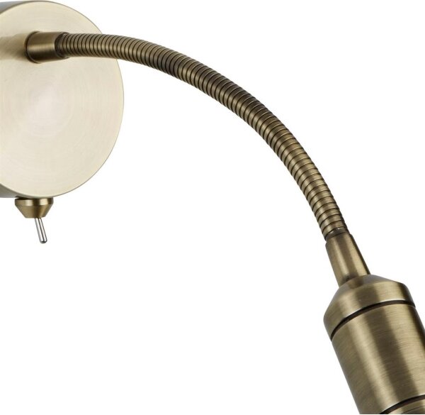 Searchlight 2256AB - LED Flexibilní lampička ADJU LED/1W/230V