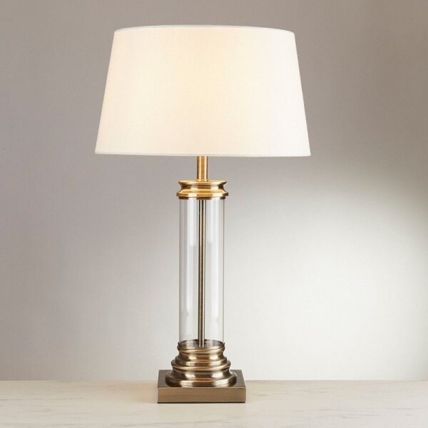 Searchlight EU5141AB - Stolní lampa PEDESTAL 1xE27/60W/230V