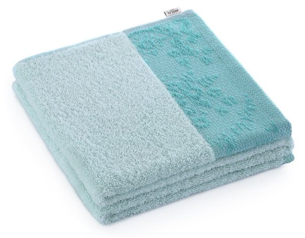 Bavlněný ručník AmeliaHome Crea 50 x 90 cm světle modrý
