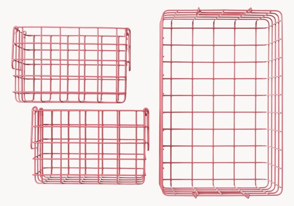 Sada kovových úložných košů The Baskets, 3 díly