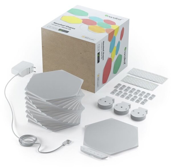 Nanoleaf NL42-6002HX-15PK - SADA 15x LED RGB Stmívatelný panel LED/2W/230V