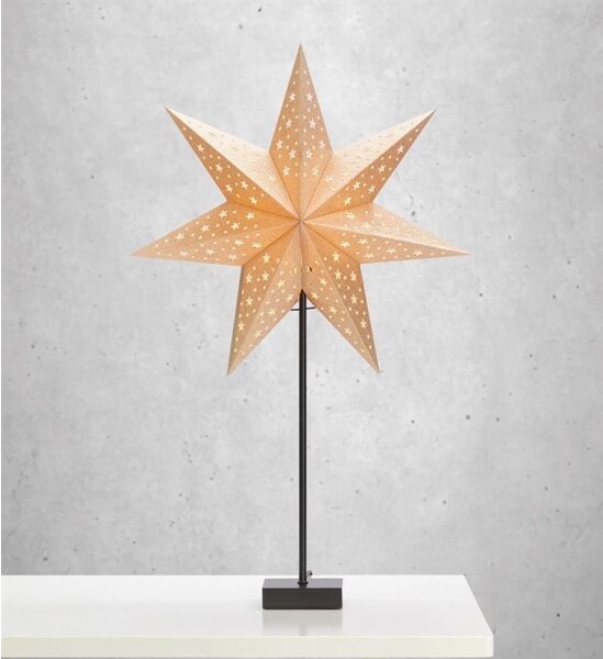 Markslöjd 704454 - Vánoční dekorace SOLVALLA 1xE14/25W/230V zlatá 69 cm