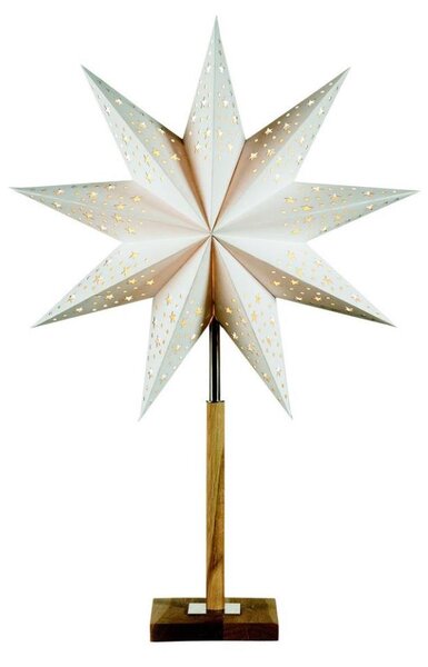 Markslöjd 700323 - Vánoční dekorace SOLVALLA 1xE14/25W/230V bílá 65 cm