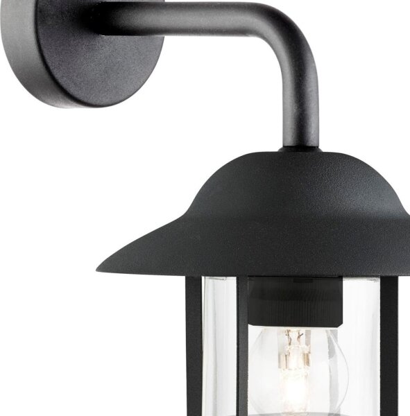 Searchlight 3291BK - Venkovní nástěnné svítidlo TORONTO 1xE27/40W/230V IP44