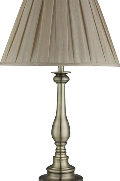 Searchlight EU4023AB - Stolní lampa FLEMISH 1xE27/60W/230V