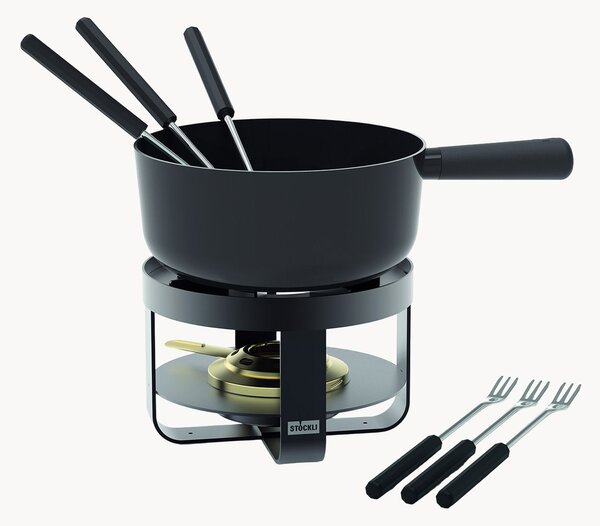 Sada na fondue Pilatus Steel Emotion, 10 dílů